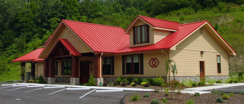 Bright Red Metal Roofing Color